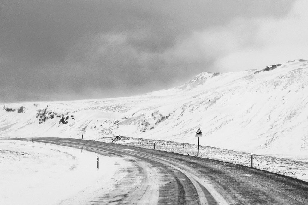 Wait, the icy mountain pass is the better road option?