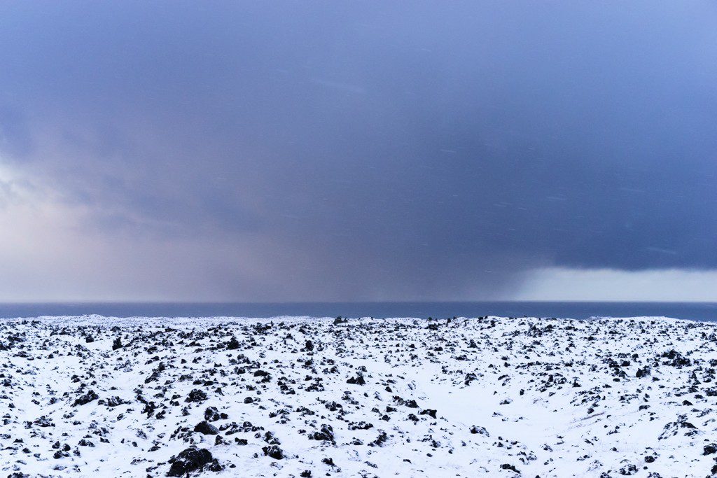 Storm over the water