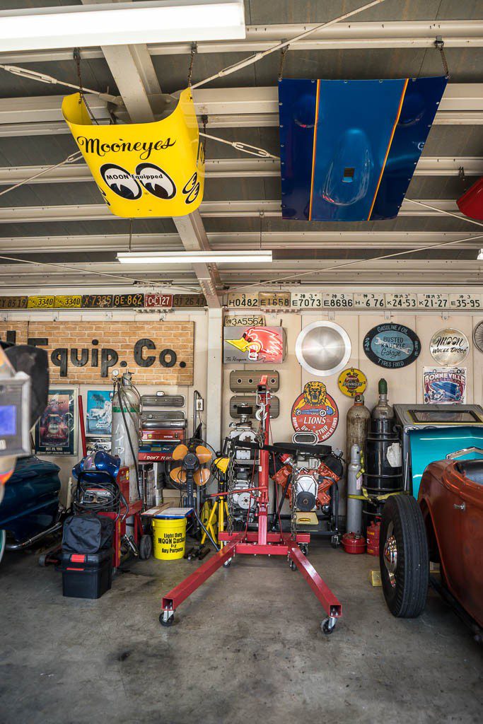 The rest of the garage. Is that a Hemi in the back?