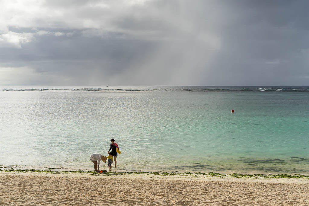 Raining out in the open ocean