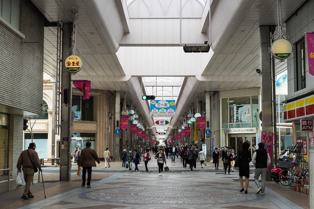 Inside the mall