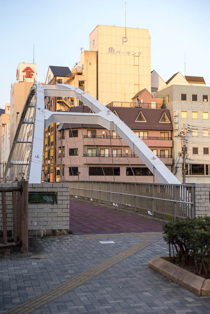 Albuquerque bridge. Albuquerque is the sister city of Sasebo. I don't know if they have a "Sasebo bridge" or not. 