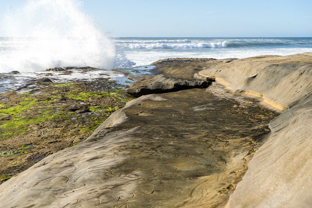 Waves breaking