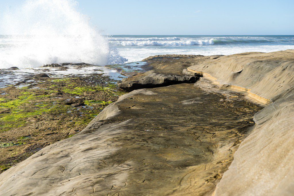 Waves breaking