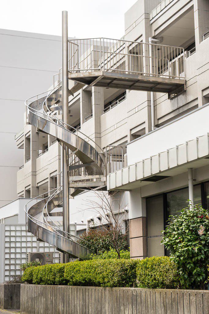 The most fun fire escape slide I've ever seen.