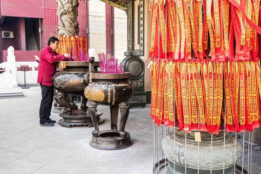 Incense at the temple