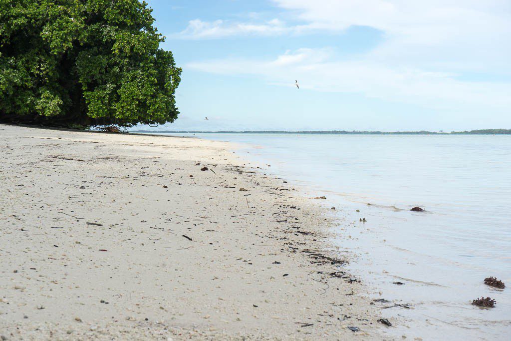 More white sand