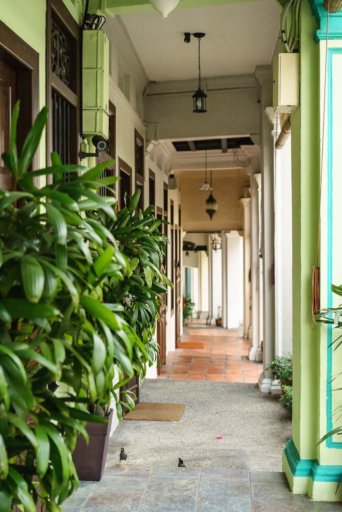 Colorful back alley