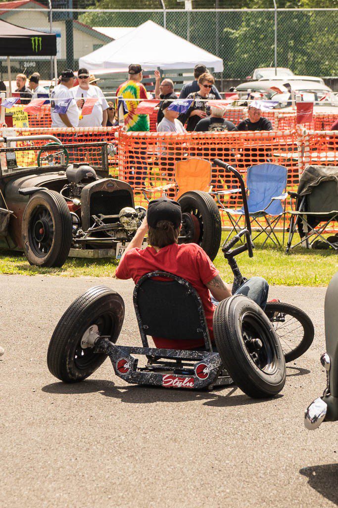 I also loved this guy's random hot rod trike thing. I want one!!!