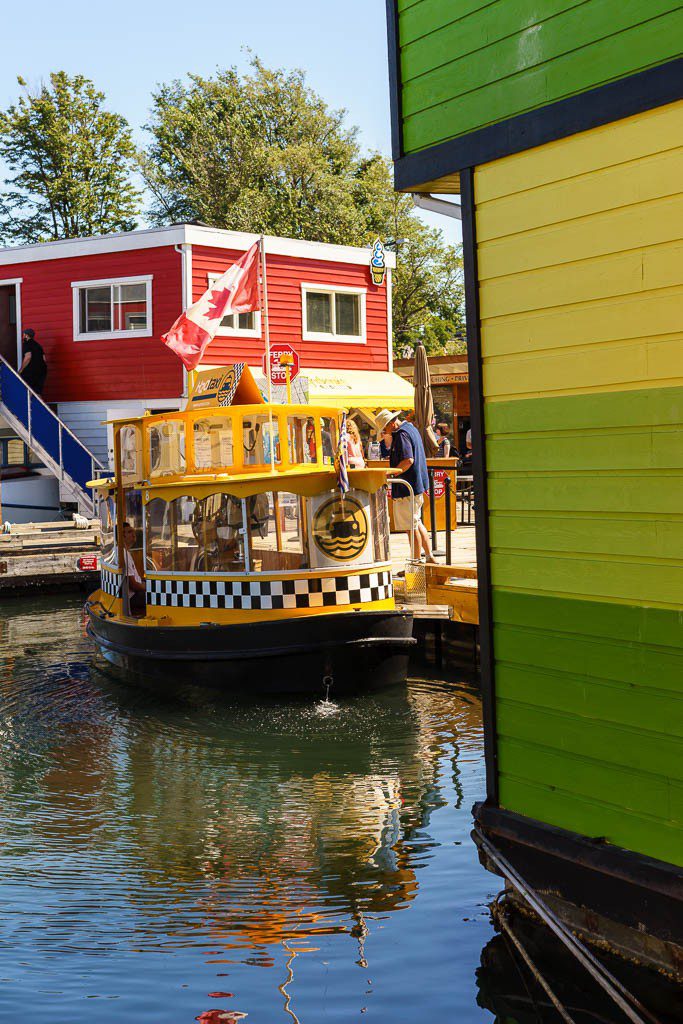 Cute little water taxis. We took one back. It was worth not having to walk!