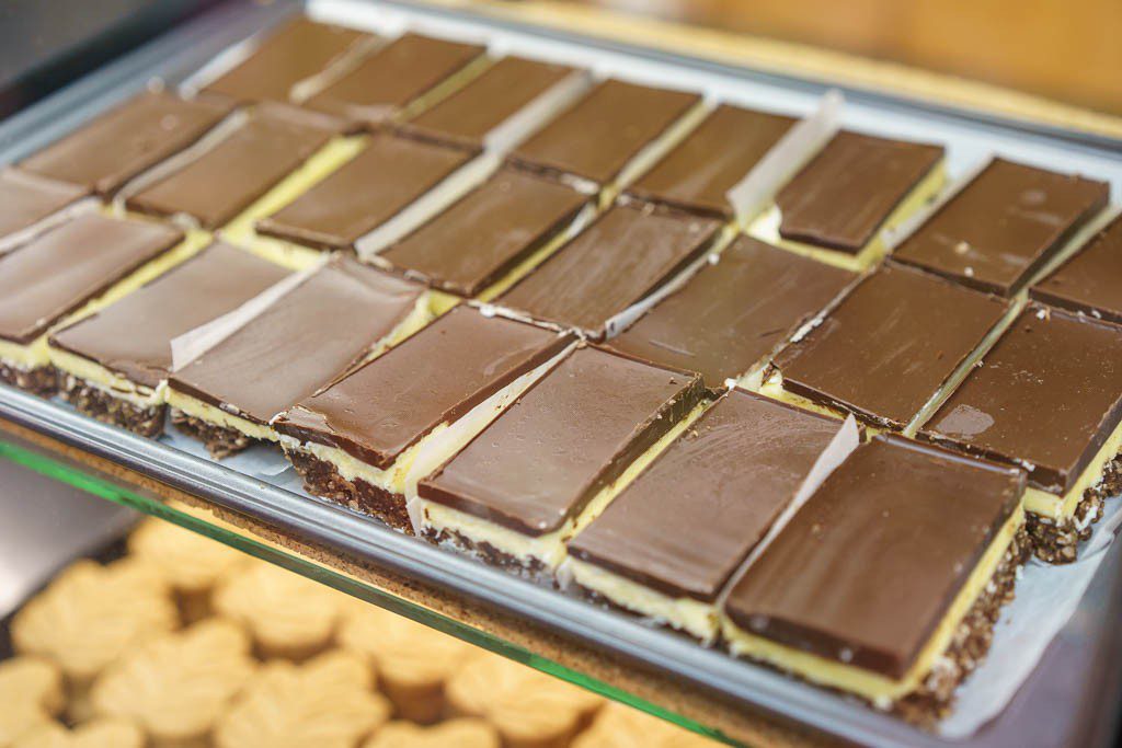 These are Nanaimo bars. Nanaimo bars own my soul. 