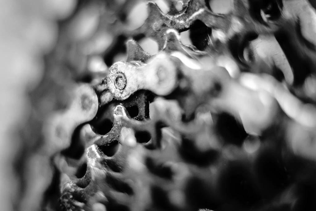 Chain and gears