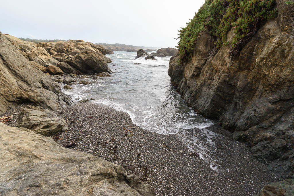 Small beach with no sea glass.