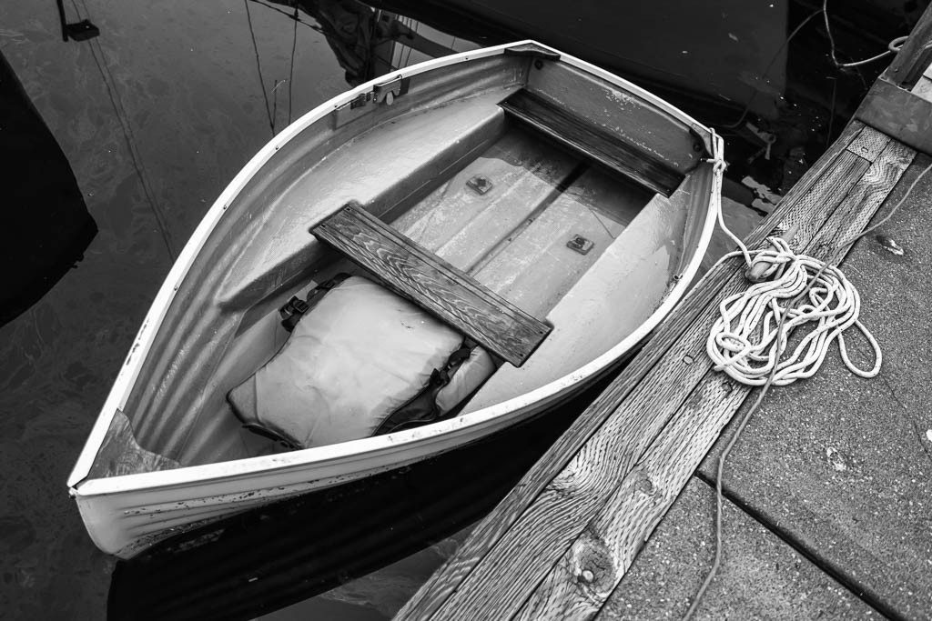 Dinghy full of water...