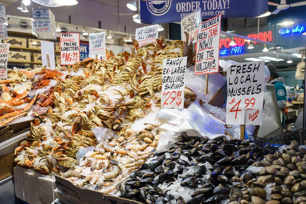 Fresh seafood! I wouldn't mind some BBQ shrimp...