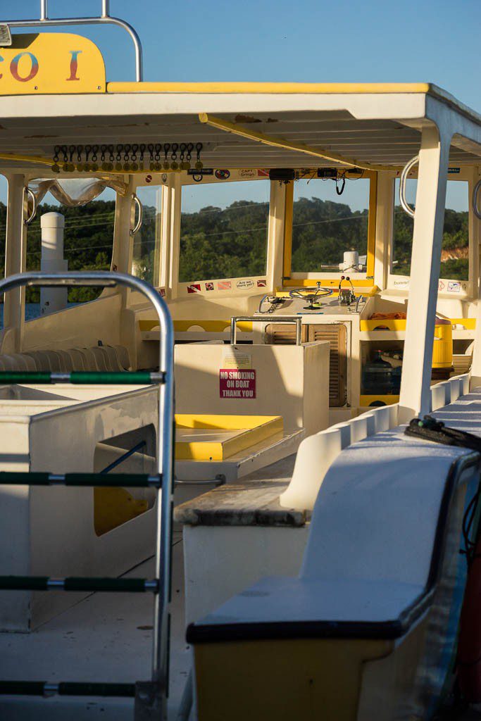 Guests are assigned to dive boats for the week