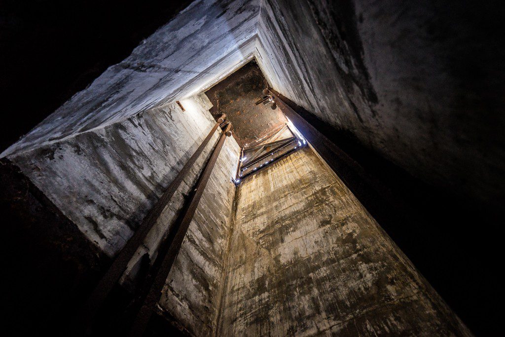 Another view in the projectile hoist area. One of my favorite photos of the day!